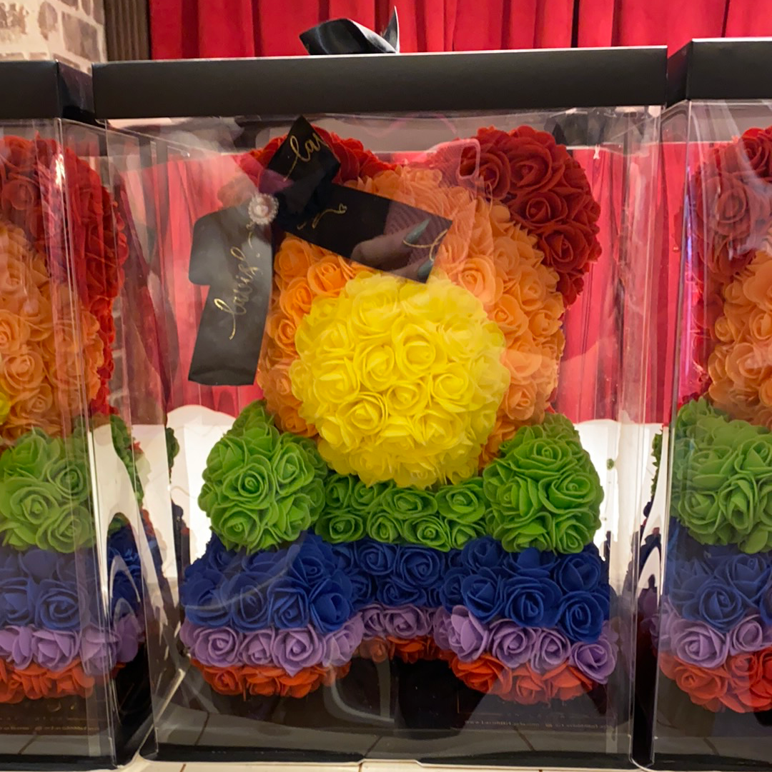 Rainbow Rose Bear Lavish By Layla