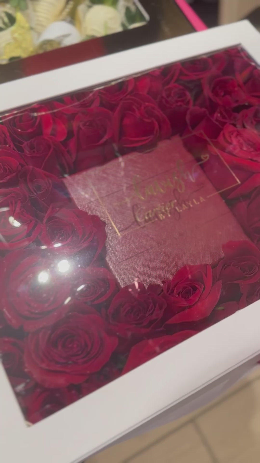 Jewelry Box with roses