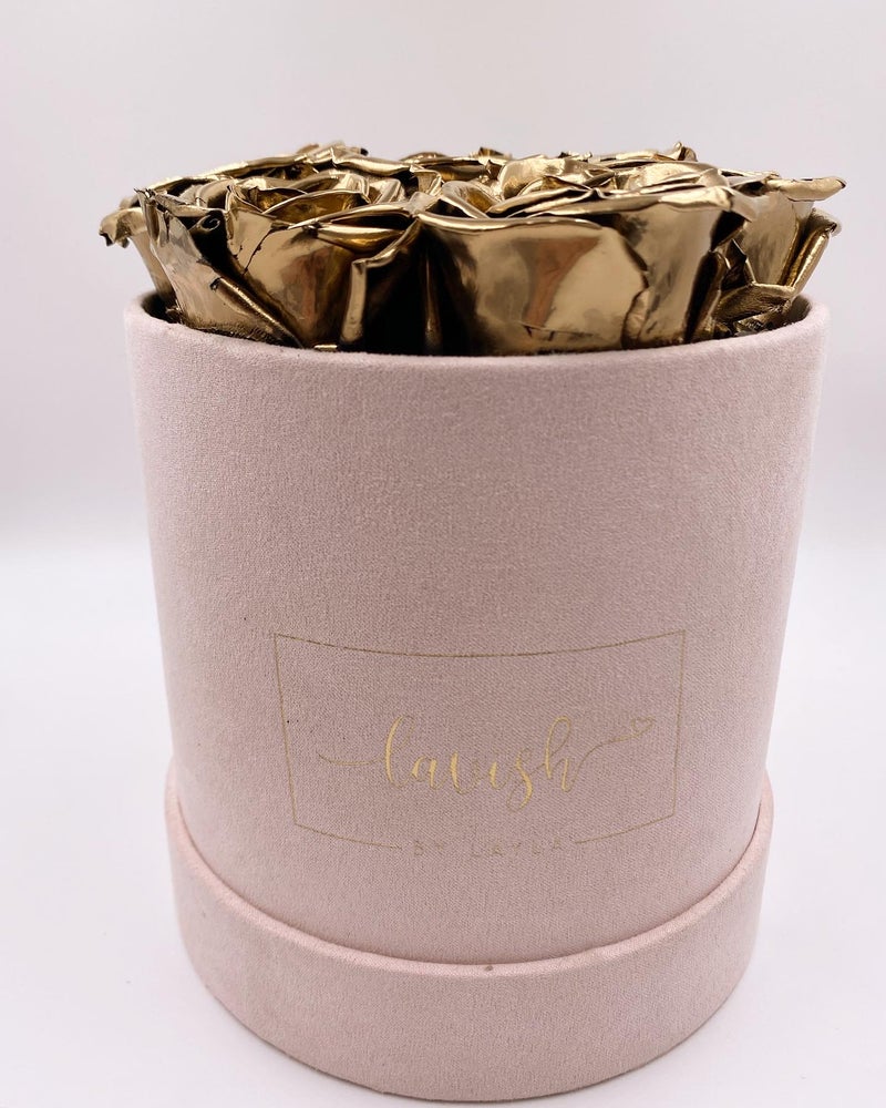 Small 24KT Gold preserved Roses