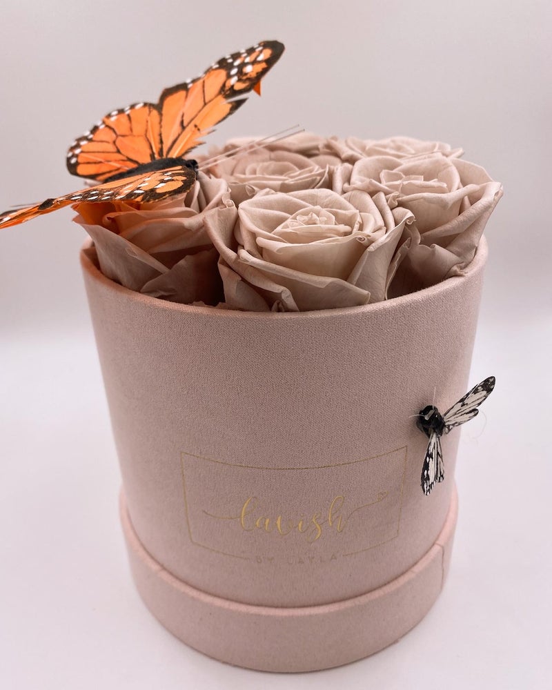 Small Mariposa Rose Box