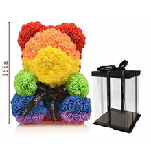 Load image into Gallery viewer, Medium Lavish Bear in RAINBOW
