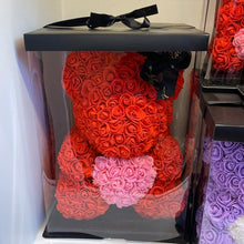 Load image into Gallery viewer, Medium Lavish Rose Bear w/ Heart
