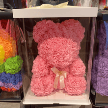 Load image into Gallery viewer, Medium Rose Bear
